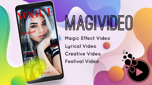 اسکرین شات برنامه MagiVideo - Magic Video Maker Viral Videos 1