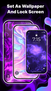 اسکرین شات 6 برنامه Fluid Wallpaper - Relax Slime