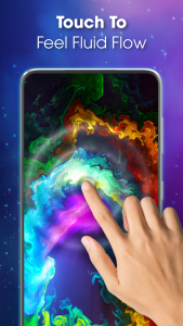 اسکرین شات 3 برنامه Magic Fluid live wallpaper 4D