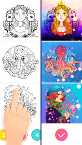 اسکرین شات 6 بازی Magic Paint: Color by number