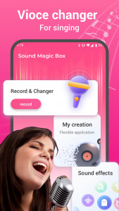 اسکرین شات برنامه Voice Magic Box-Voice Changer 1