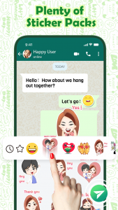 اسکرین شات برنامه WA Stickers for WhatsApp 1