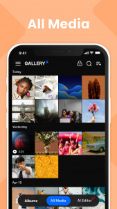 اسکرین شات 2 برنامه Gallery - Photo Album & Vault