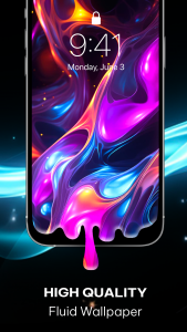 اسکرین شات برنامه Fluid Wallpaper - Magic Fluids 3