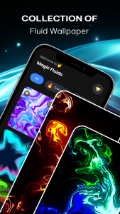 اسکرین شات برنامه Fluid Wallpaper - Magic Fluids 4