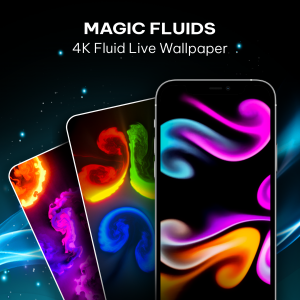 اسکرین شات برنامه Fluid Wallpaper - Magic Fluids 1