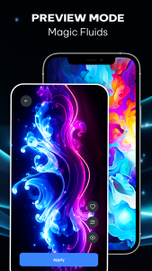 اسکرین شات برنامه Fluid Wallpaper - Magic Fluids 6