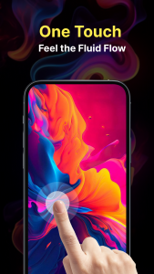 اسکرین شات برنامه Magic Fluid Live Wallpaper 5