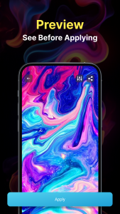 اسکرین شات برنامه Magic Fluid Live Wallpaper 1