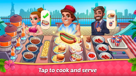 اسکرین شات 4 بازی Kitchen Crush : Cooking Games