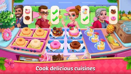 اسکرین شات 1 بازی Kitchen Crush : Cooking Games