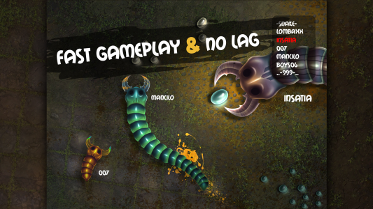 اسکرین شات 2 بازی Insatiable.io -Slither Snakes