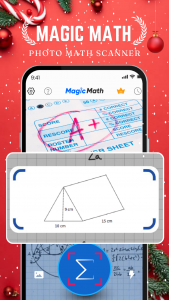 اسکرین شات برنامه Magic Math- Photo Math Scanner 1