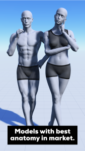 اسکرین شات 2 برنامه Magic Poser - Art Pose Tool