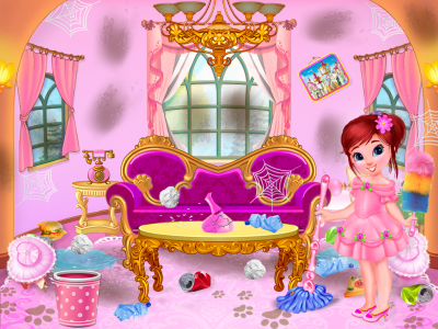 اسکرین شات بازی Princess House Cleanup Girls 2