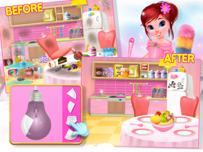 اسکرین شات 3 بازی Princess House Cleanup Girls