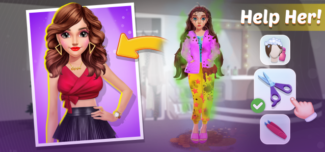 اسکرین شات 3 بازی Makeover Madness: Cook & Style