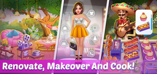 اسکرین شات 7 بازی Makeover Madness: Cook & Style