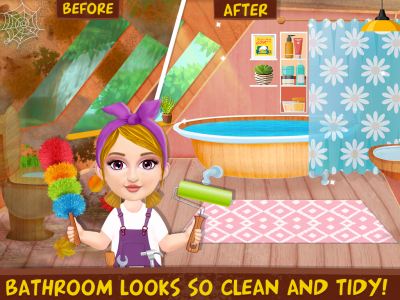 اسکرین شات بازی House Cleanup For Girls 6