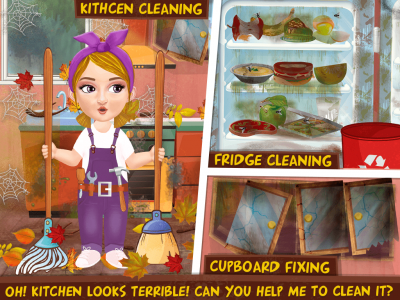 اسکرین شات بازی House Cleanup For Girls 5