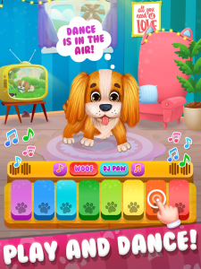 اسکرین شات بازی Talking Dog: Cute Puppy Games 3