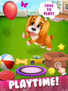 اسکرین شات بازی Talking Dog: Cute Puppy Games 4