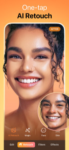 اسکرین شات 1 برنامه Airbrush: Face & Photo Editor