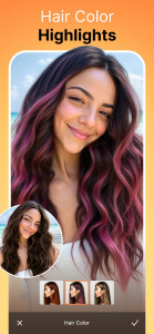 اسکرین شات 4 برنامه AirBrush: Face & Hair Editor