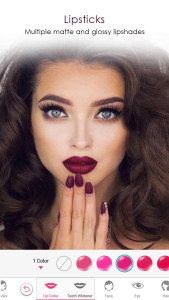 اسکرین شات 2 برنامه Face Beauty Makeup Camera-Self