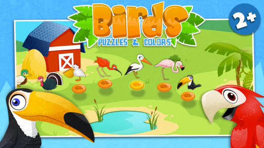 اسکرین شات بازی Birds - Kids Coloring Puzzle 1