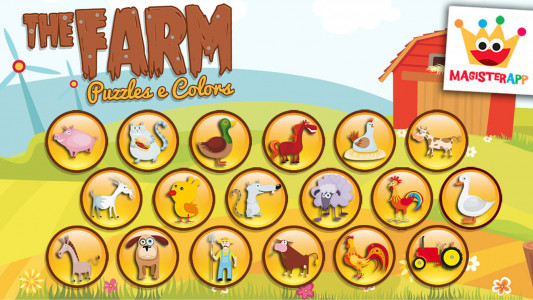 اسکرین شات بازی Farm Animals Puzzles Games 2+ 7