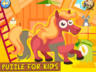 اسکرین شات بازی Farm Animals: Kids & Girls puzzles games Free 6