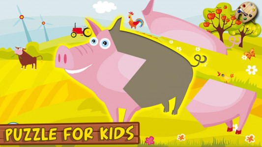 اسکرین شات بازی Farm Animals Puzzles Games 2+ 1