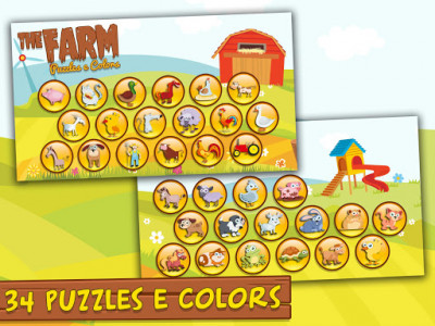 اسکرین شات بازی Farm Animals: Kids & Girls puzzles games Free 3