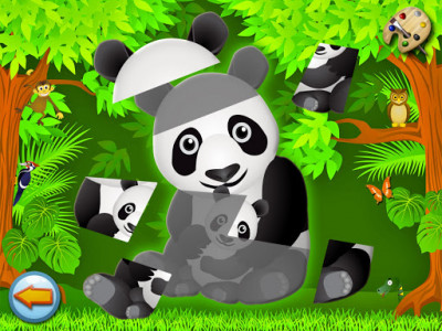 اسکرین شات بازی Forest - Kids Coloring Puzzles, Games for Toddlers 2