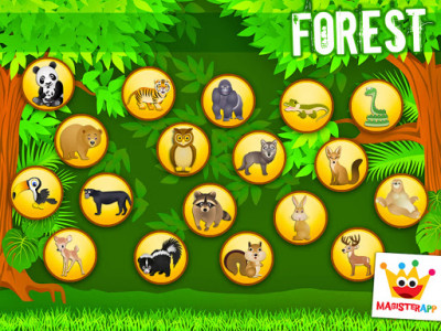 اسکرین شات بازی Forest - Kids Coloring Puzzles, Games for Toddlers 7