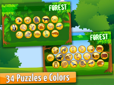 اسکرین شات بازی Forest - Kids Coloring Puzzles, Games for Toddlers 4