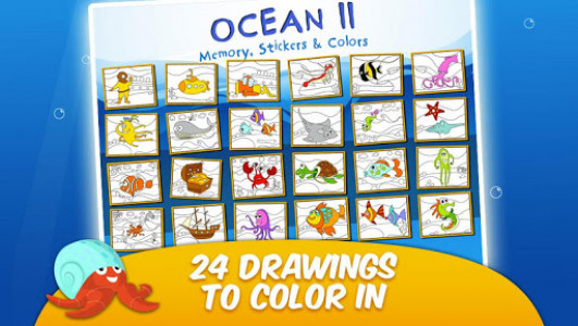 اسکرین شات بازی Ocean II - Stickers and Colors 4