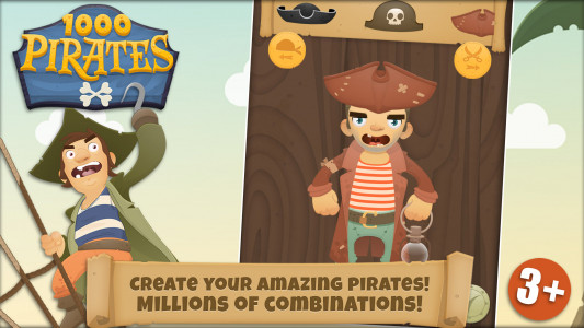 اسکرین شات بازی 1000 Pirates Dress Up for Kids 1