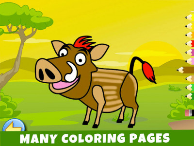 اسکرین شات بازی Savanna - Puzzles and Coloring Games for Kids 7