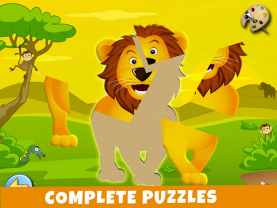 اسکرین شات بازی Savanna - Puzzles and Coloring Games for Kids 6