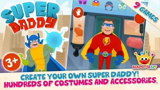 اسکرین شات بازی Super Daddy - Dress Up a Hero 1