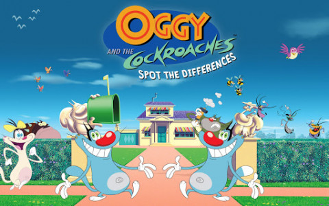 اسکرین شات بازی Oggy and the Cockroaches - Spot The Differences 6