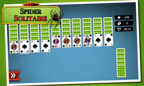 اسکرین شات بازی Spider Solitaire 2 1