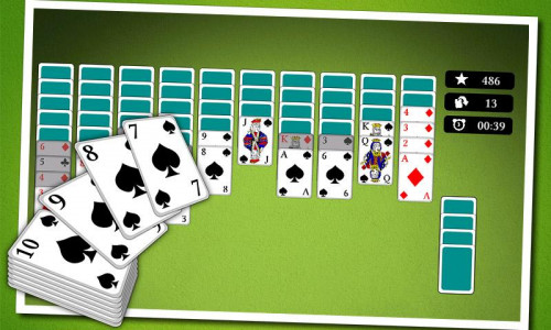 اسکرین شات بازی Spider Solitaire 2 2