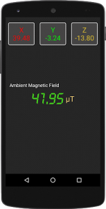اسکرین شات برنامه Magnetic Field Detector - EMF 6