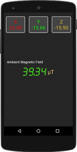 اسکرین شات برنامه Magnetic Field Detector - EMF 1