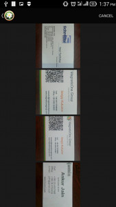 اسکرین شات برنامه Business Card Reader for Apptivo CRM 6
