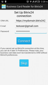 اسکرین شات برنامه Business Card Reader for Bitrix24 CRM 3
