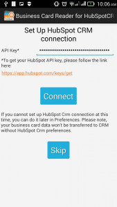 اسکرین شات برنامه Business Card Reader for HubSpot CRM 4